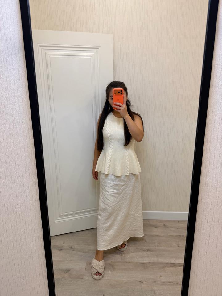 Новая юбка из льна Zara