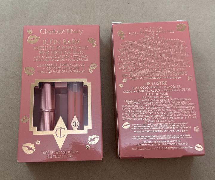 Charlotte Tilbury Gloss&Lipstuck Dou, Icon Baby