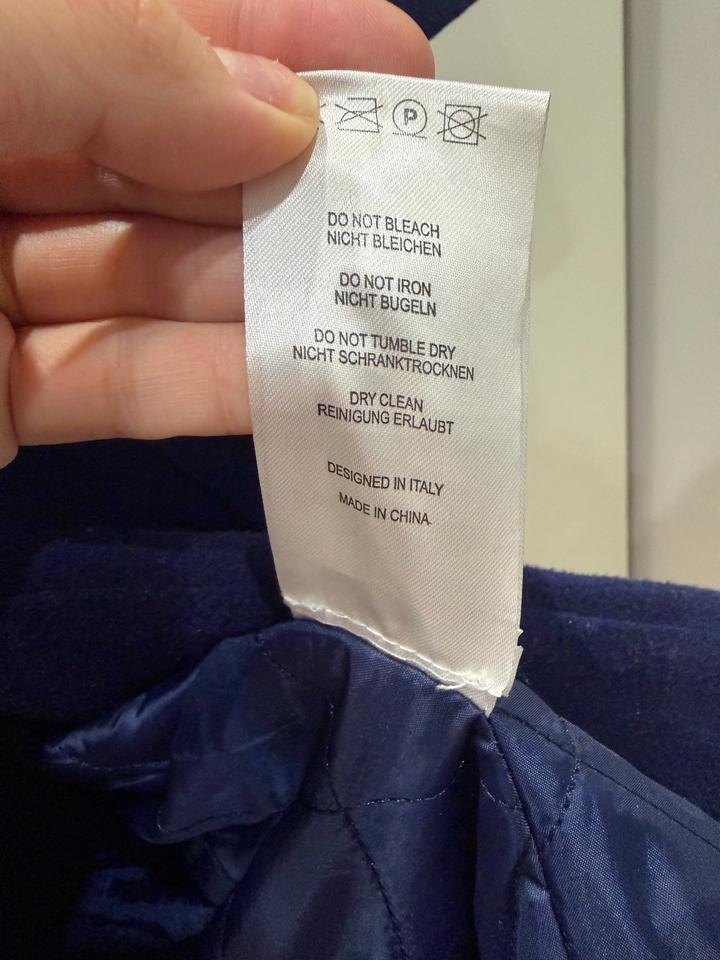 Темно синее пальто Thomas Graf