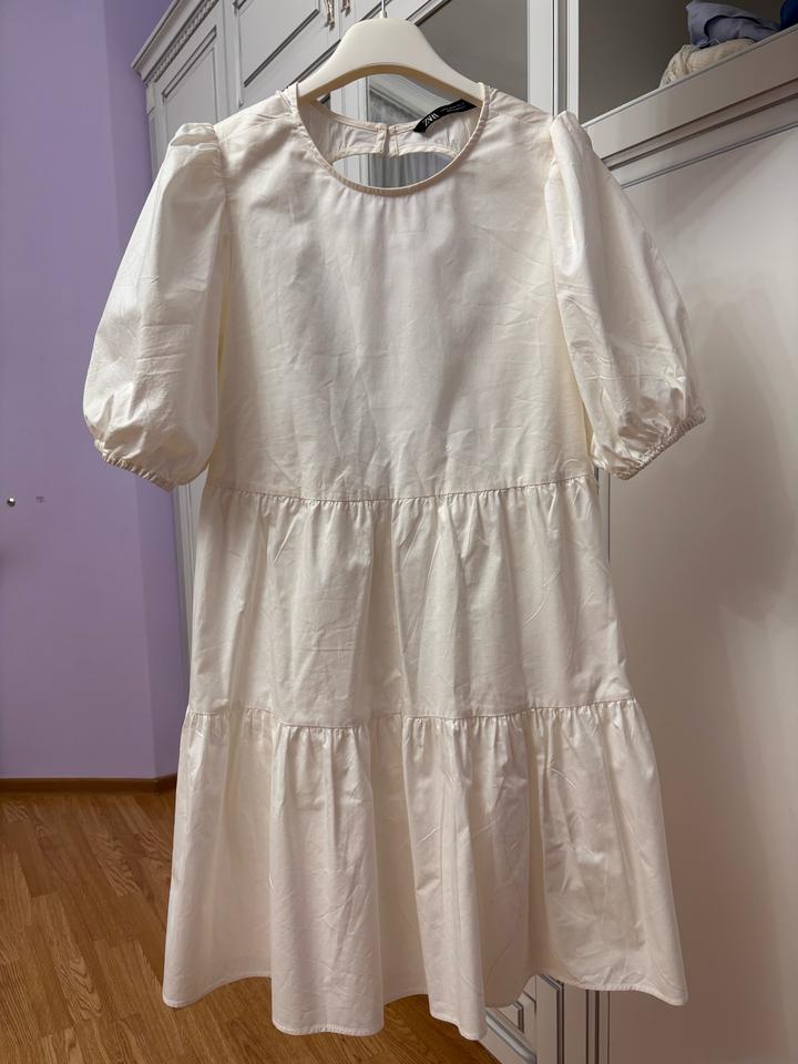 Белое платье Zara
