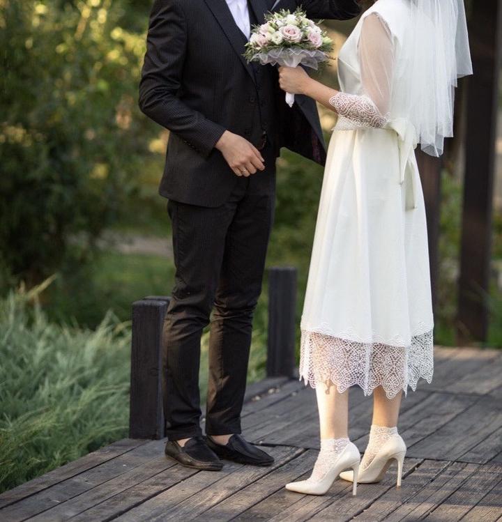 Туфли бежевые кожаные