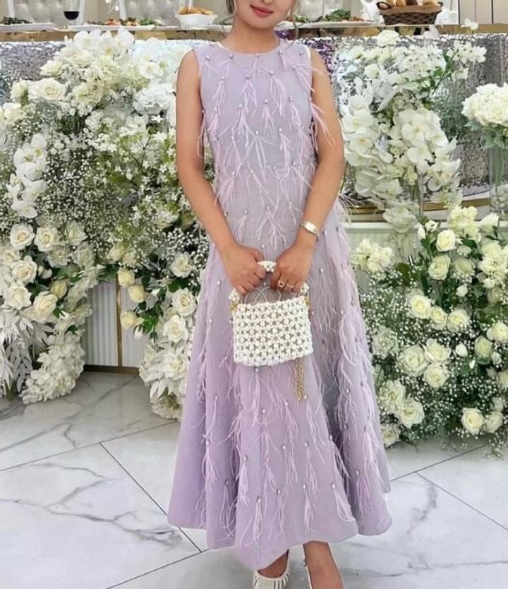 Сиреневое платье от Malli