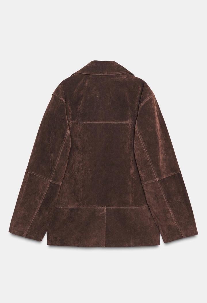 Куртка из 100% замши Zara