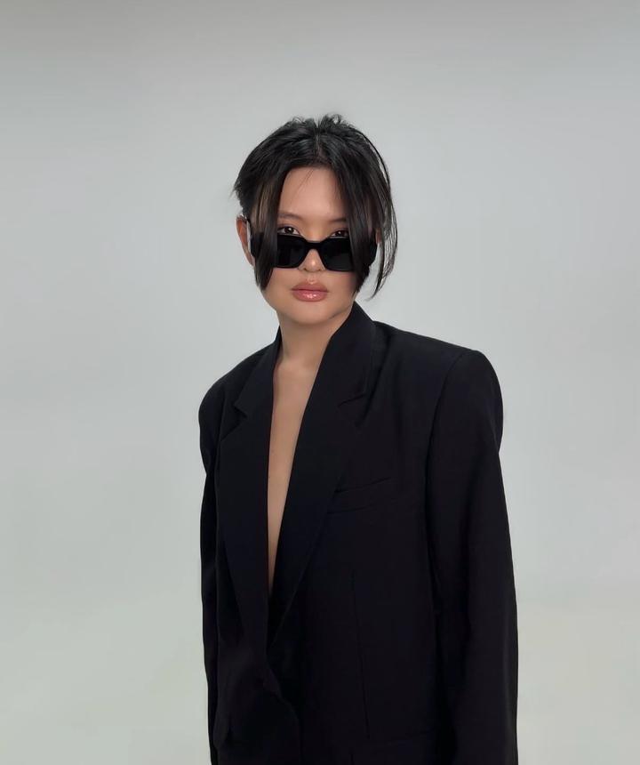 Черный пиджак Courage Couture размер S-M оверсайз фасон