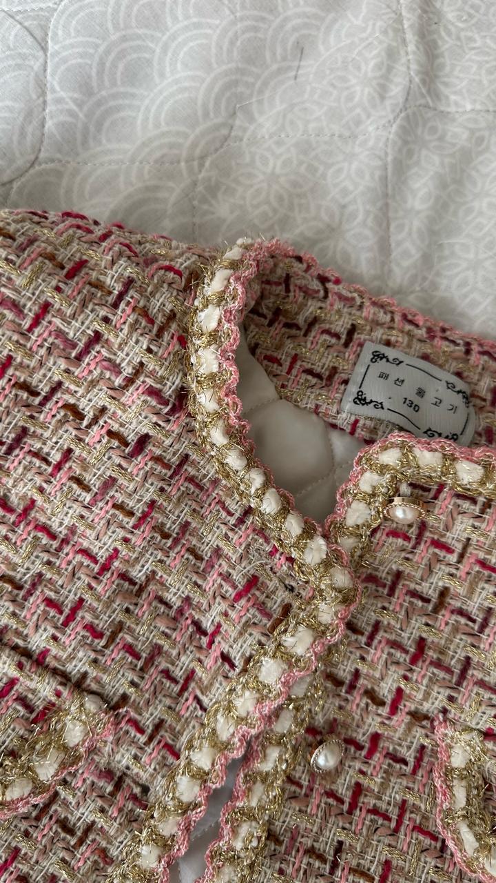 Костюм для девочки (жакет + юбка)