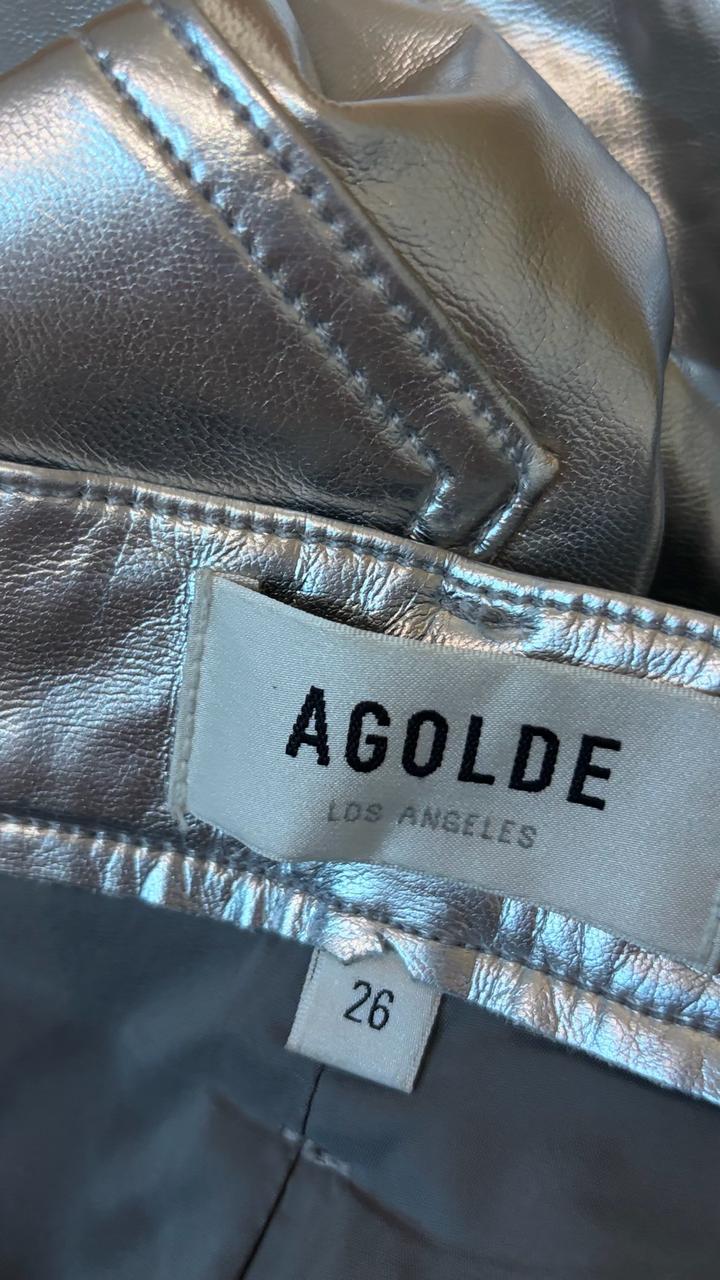 Металлические брюки