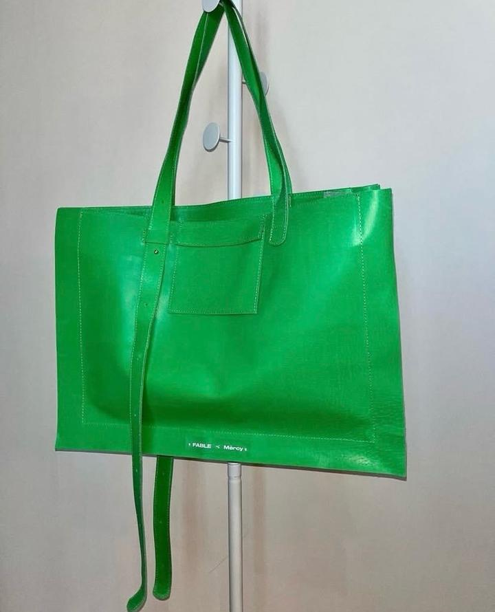 Шопер из кожи