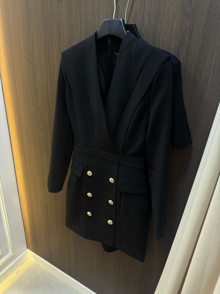 Черное мини платье xs размер