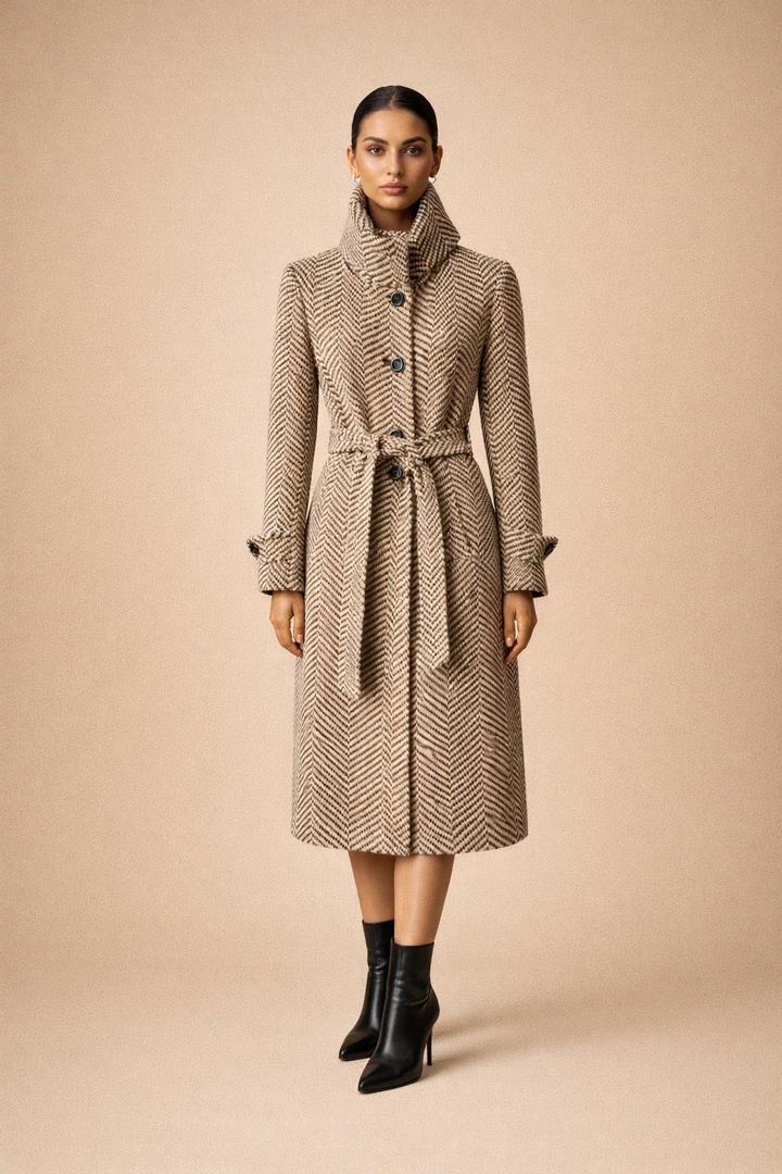 Шерстяное пальто