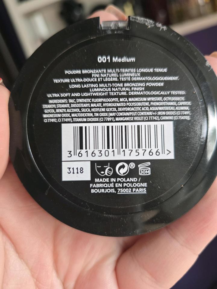 Bourjois Пудра бронзирующая Always Fabulous Bronzer 001