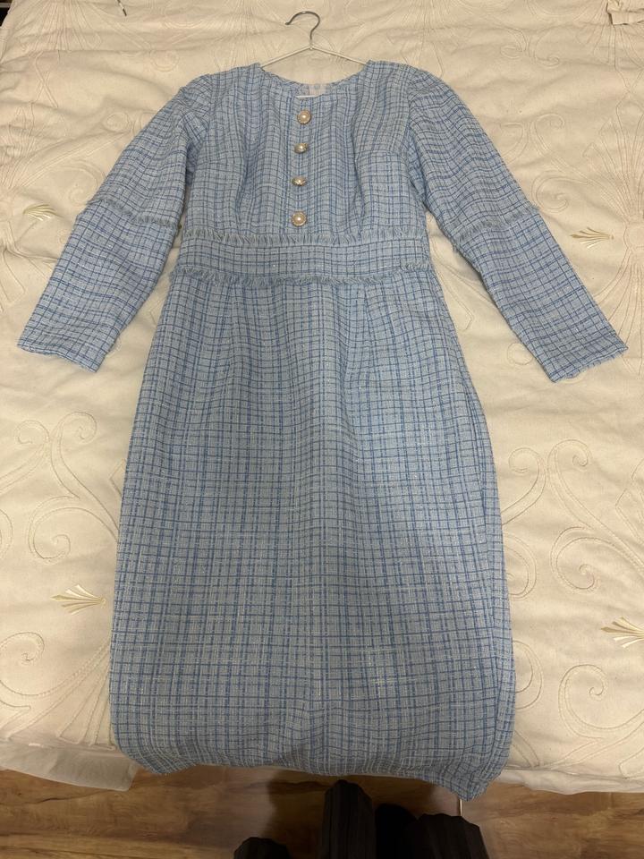 Твидовое платье