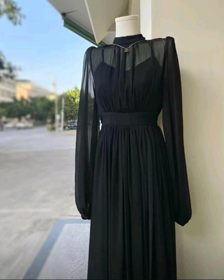 Платье из шифона