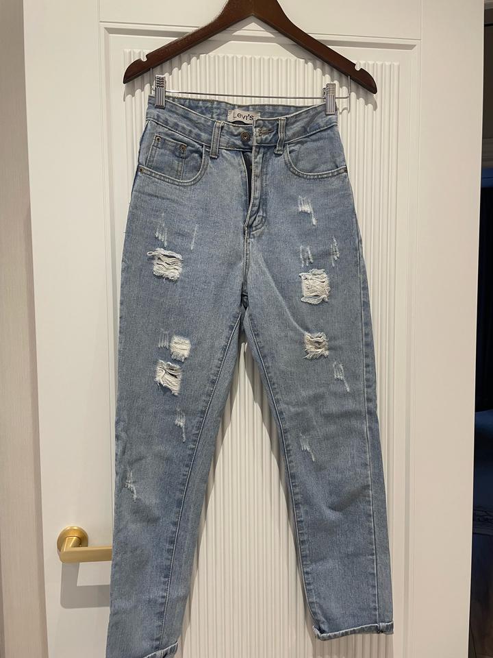 Джинсы летние с равнинами