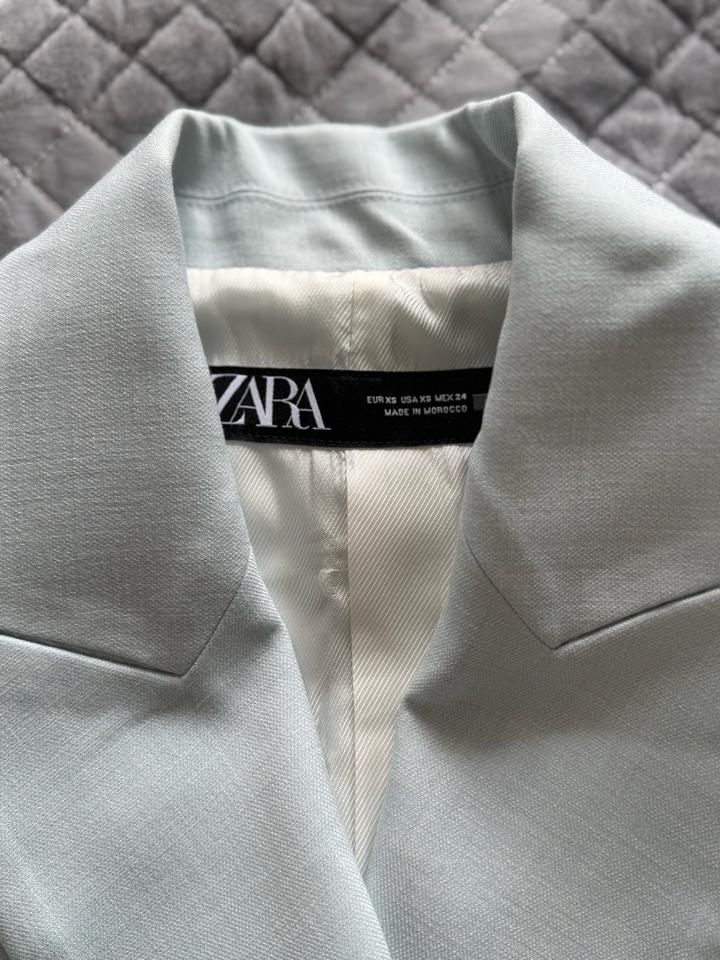 Нежный мятный пиджак ZARA 💚