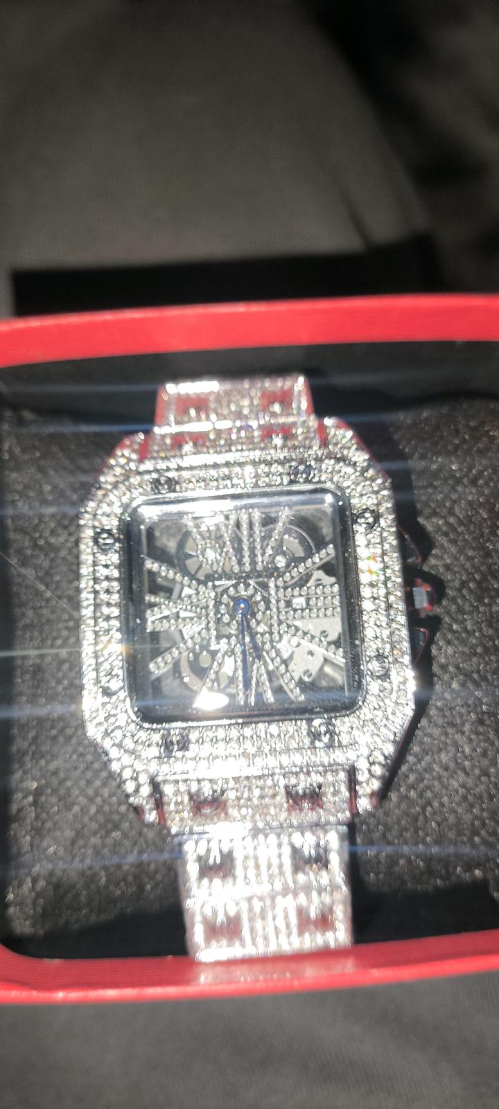 Cartier Santos Moissanitte Серебро 925
