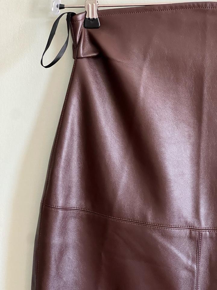 Юбка экокожа