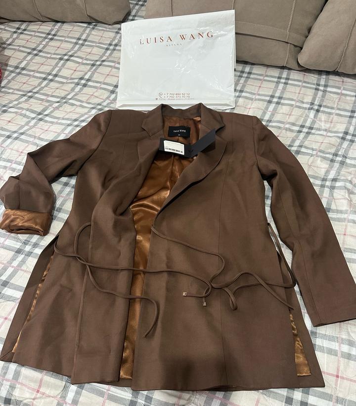 Комплект из тенселя. Пиджак Брюки