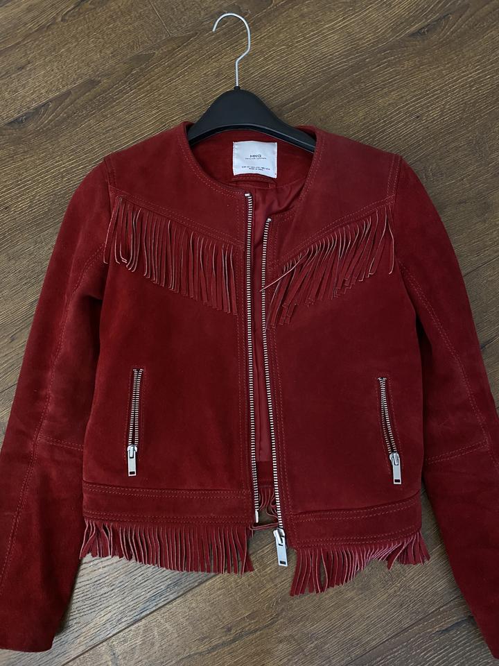 замшевая куртка манго