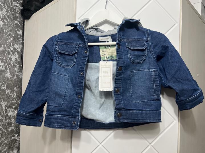Продам джинсовку детскую с капюшоном Orchestra
