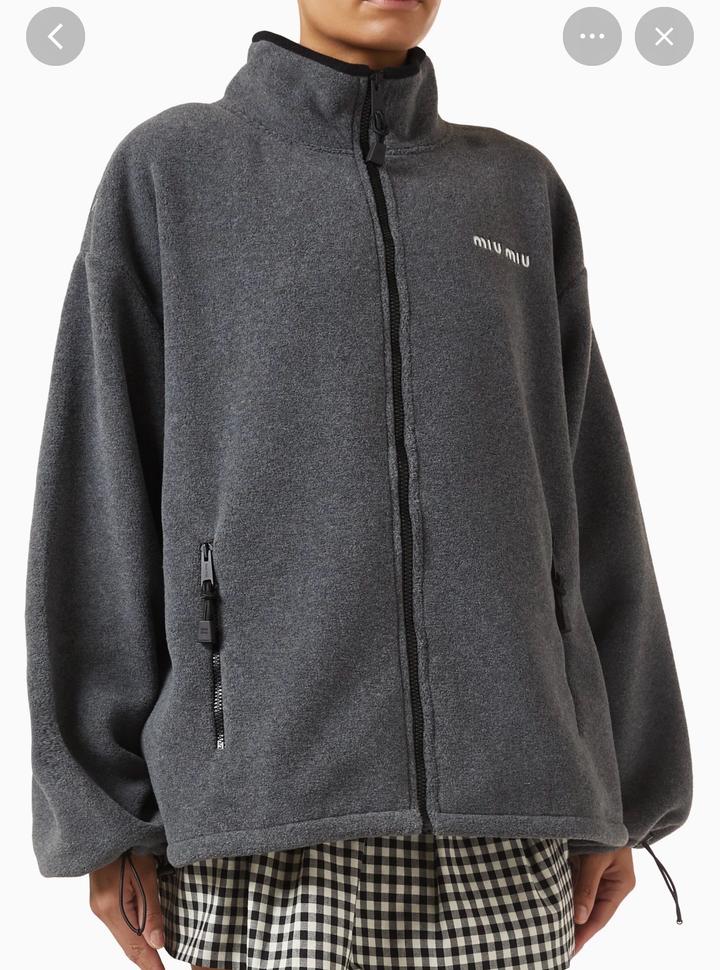 Miu Miu свитшот флисовый
