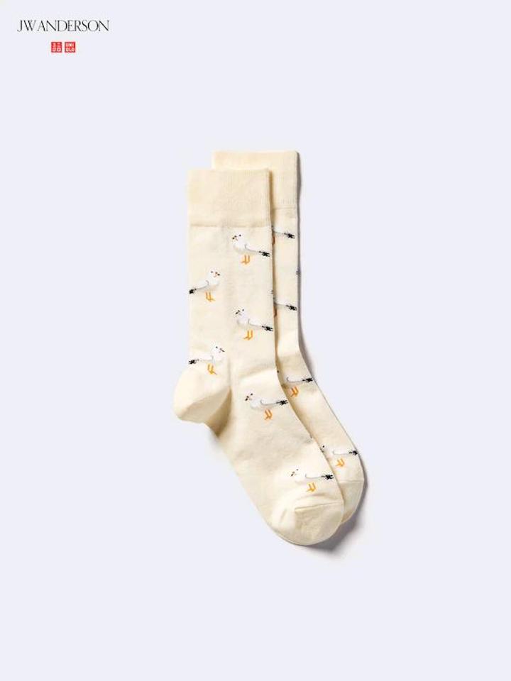 2 пары модных носков Uniqlo х JW Anderson