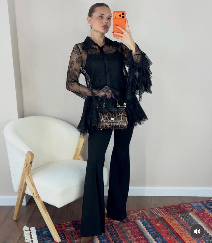 кружевная блузка