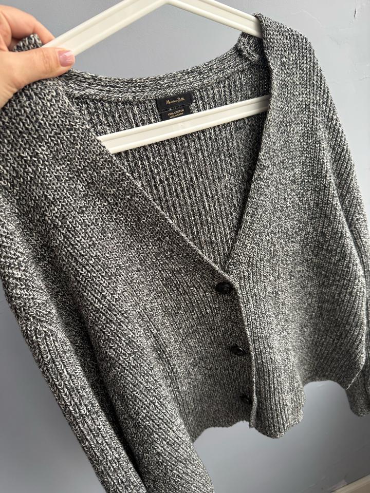 Хлопковый кардиган Massimo Dutti