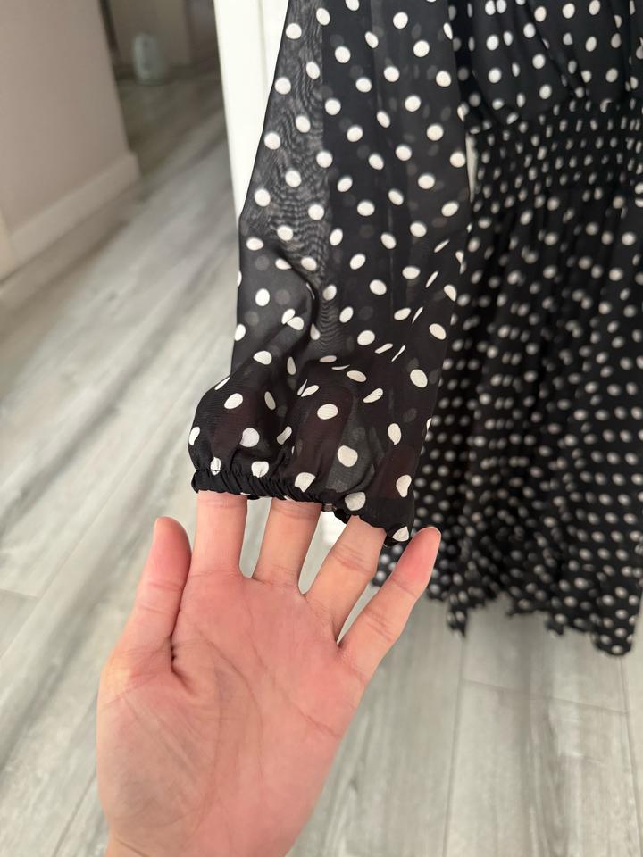 Платье в горошек