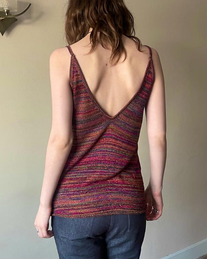 Меланжевый вязаный топ Zara (архив 2015) / Missoni-style knit cami top