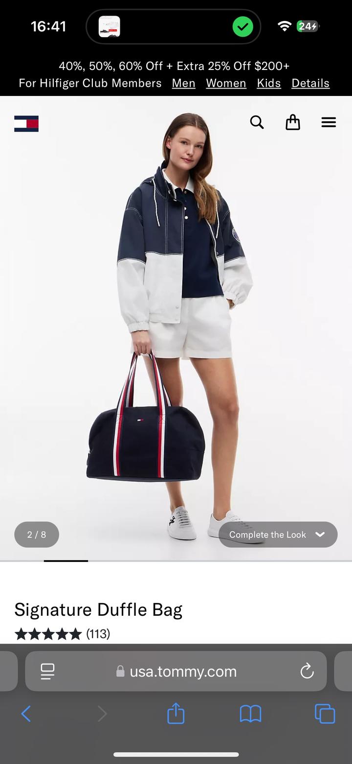дорожная сумка tommy hilfiger