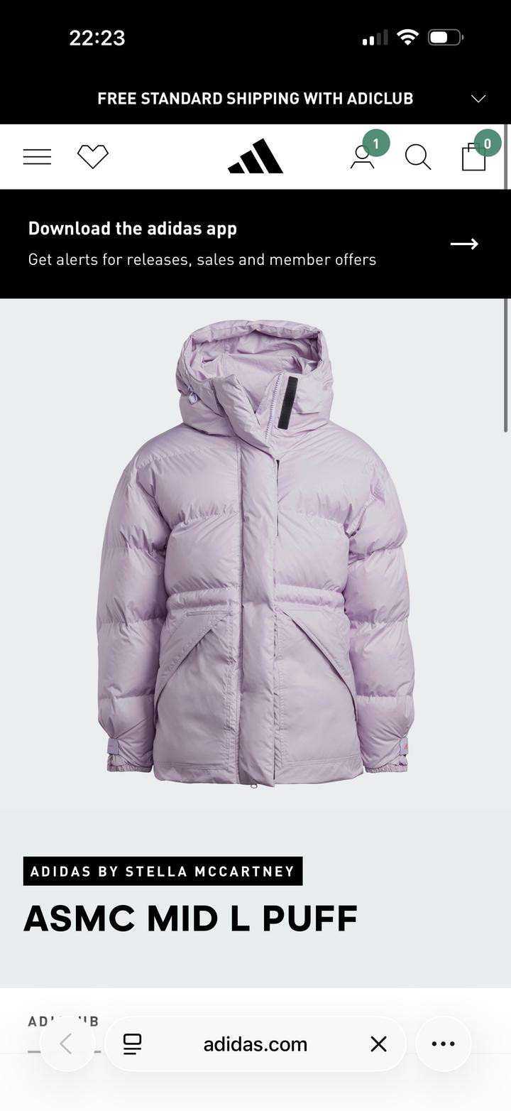Adidas by Stella куртка новая С размер