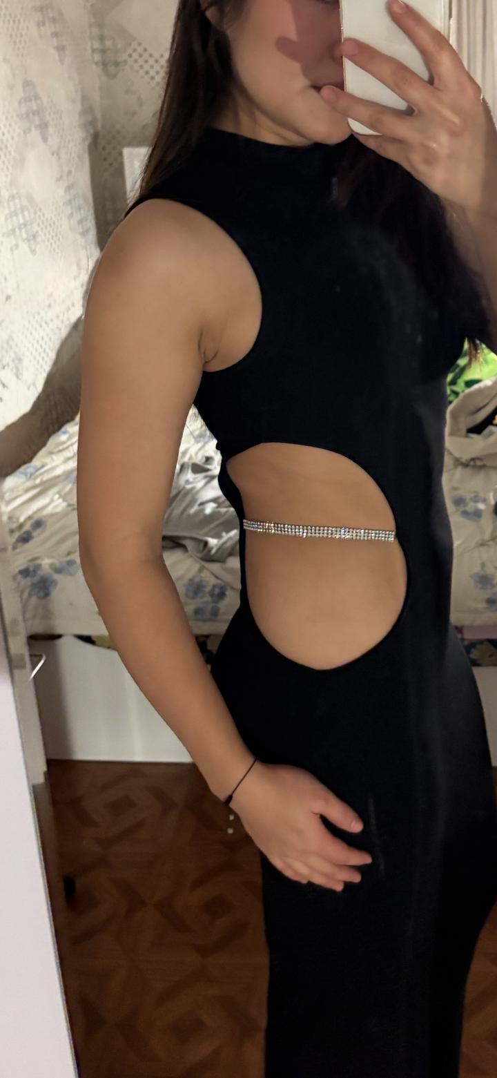 Черное платье zara