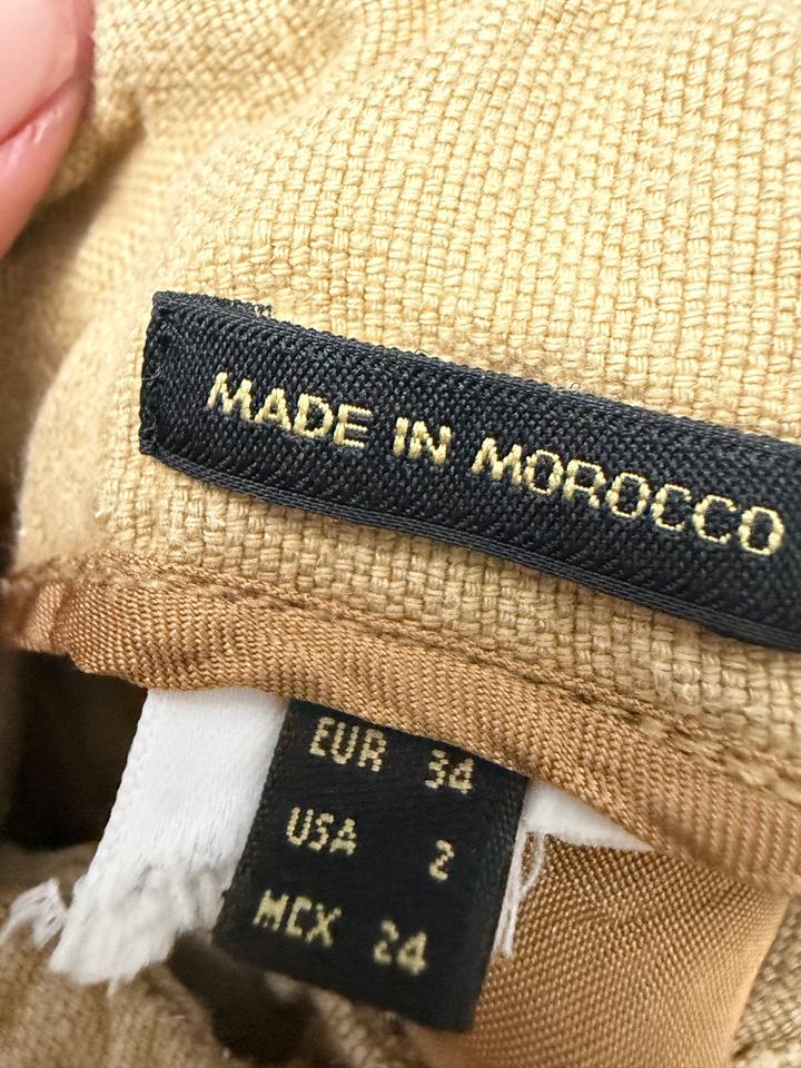 Брюки лен Massimo Dutti
