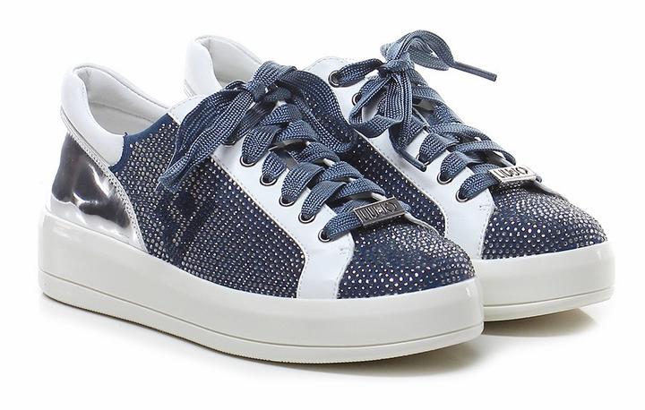 Деним кеды со стразами LIU JO 36 размер в отличном состоянии.