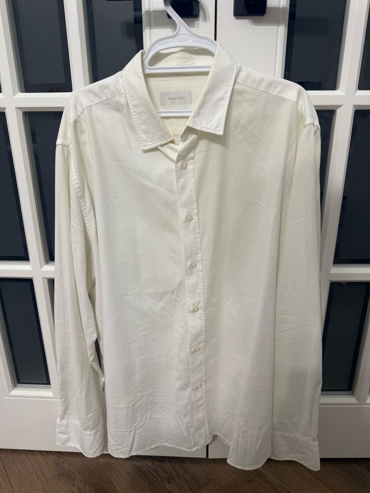 Рубашка Massimo Dutti белая