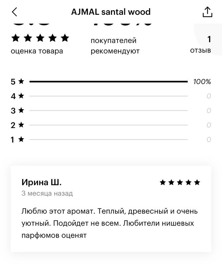 Парфюм AJMAL santal wood