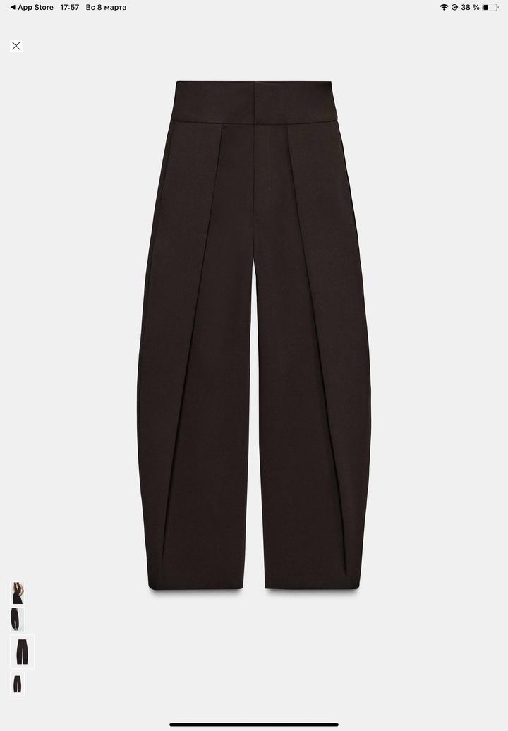 Коричневые брюки