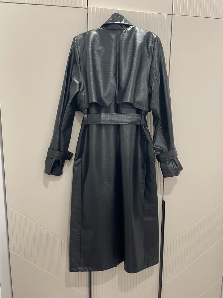 Тренч кожаный