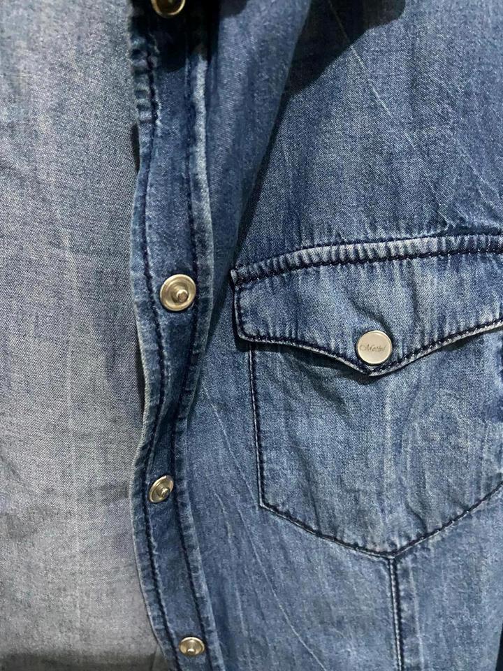 Приталенная джинсовая рубашка Motivi