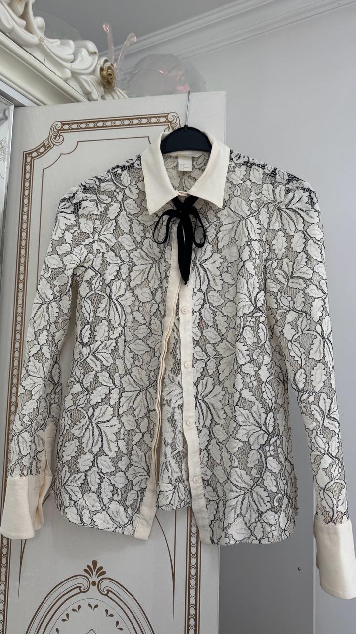 Кружевная рубашка H&M