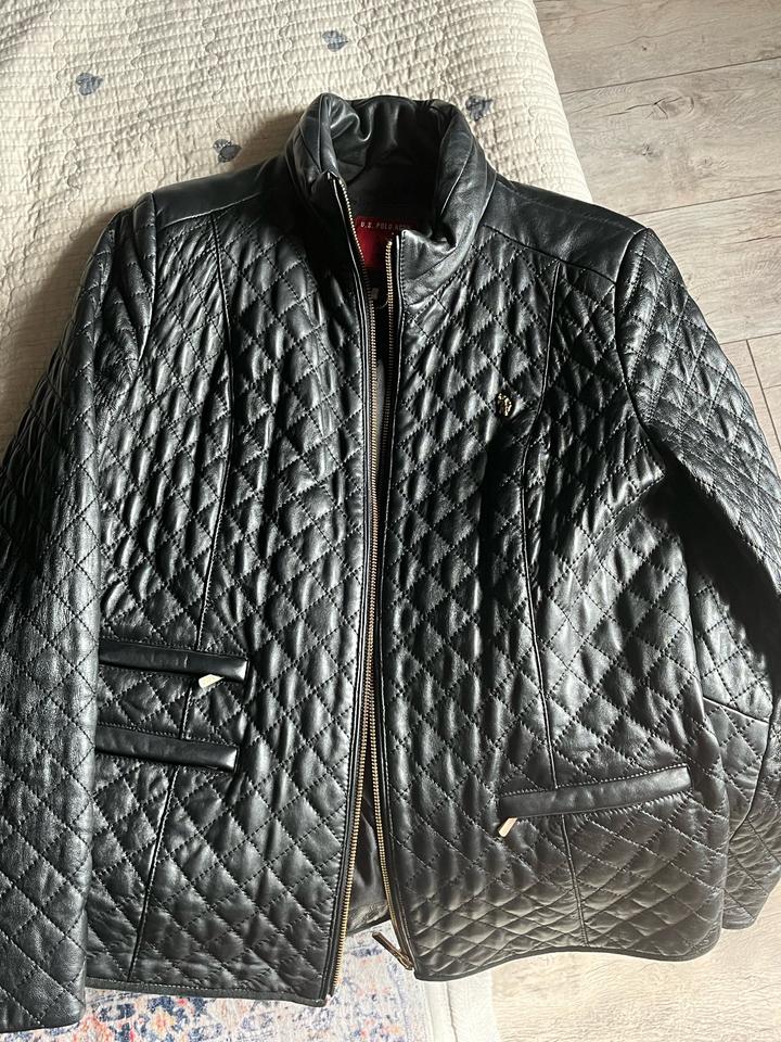 Кожанная куртка, u.s. polo assn.