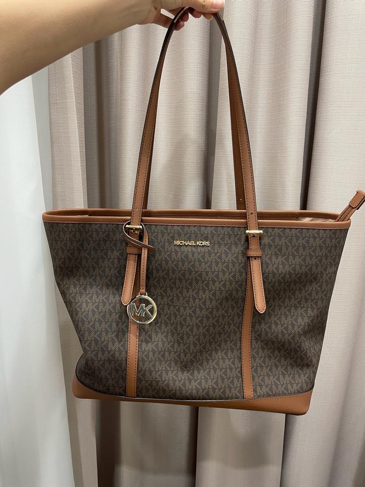 Michael Kors Jet Set Travel Large Logo Tote Bag