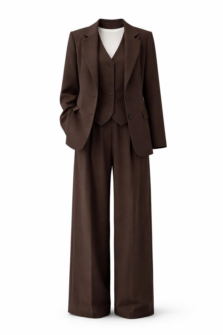 Стильный костюм-тройка (oversize)