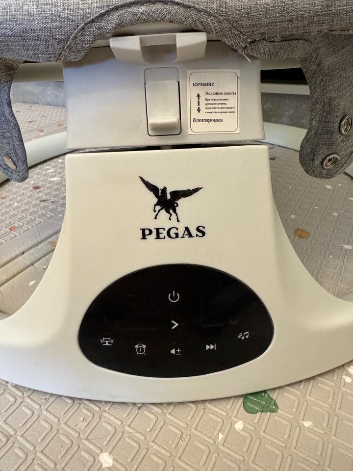Электрический шезлонг PEGAS серый