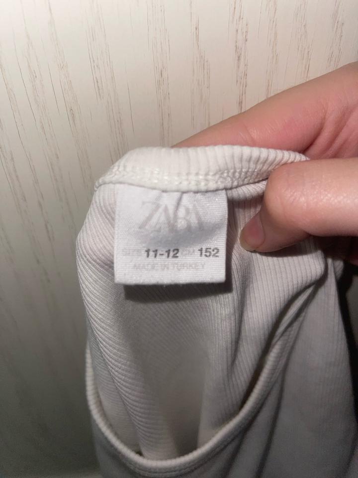 Белый топик от зары