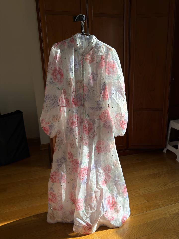 Сарафан с цветочным принтом