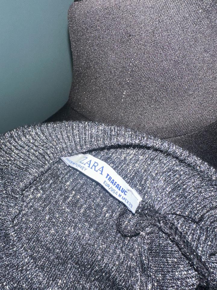 Серебряный лонгслив