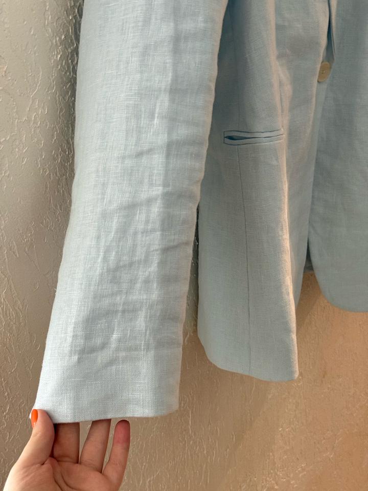 Льняной пиджак Mango