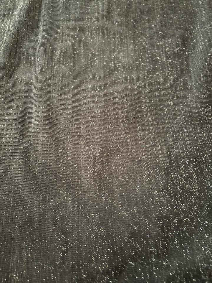 Черная юбка прямая с блестками