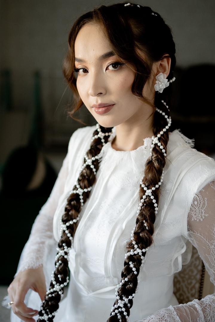 Белое платье кружево